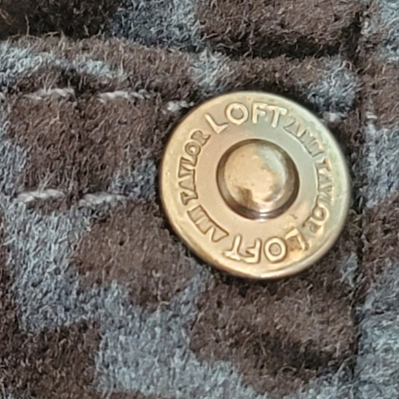 Ann Taylor LOFT Modern Skinny Floral Velvet Pants Size 26 - Picture 7 of 11